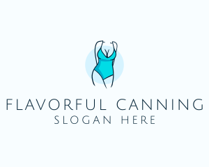 Sexy Bikini Swimsuit Body  logo design