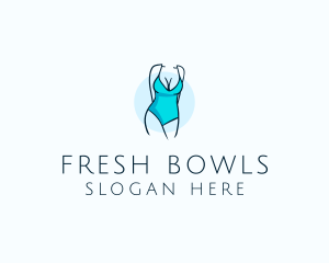 Sexy Bikini Swimsuit Body  logo design