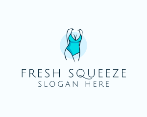 Sexy Bikini Swimsuit Body  logo design