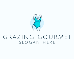 Sexy Bikini Swimsuit Body  logo design