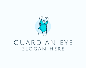 Sexy Bikini Swimsuit Body  logo design