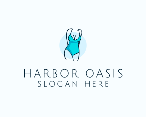 Sexy Bikini Swimsuit Body  logo design