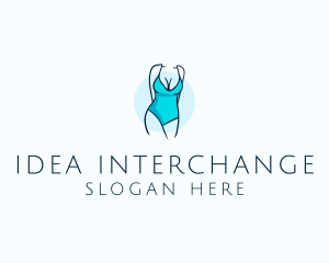 Sexy Bikini Swimsuit Body  logo design