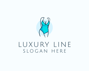 Sexy Bikini Swimsuit Body  logo design