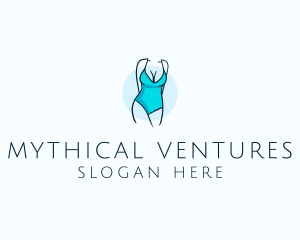 Sexy Bikini Swimsuit Body  logo design