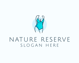 Sexy Bikini Swimsuit Body  logo design