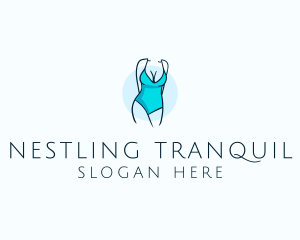 Sexy Bikini Swimsuit Body  logo design