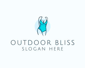 Sexy Bikini Swimsuit Body  logo design