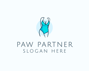 Sexy Bikini Swimsuit Body  logo design