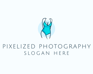 Sexy Bikini Swimsuit Body  logo design