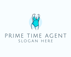 Sexy Bikini Swimsuit Body  logo design