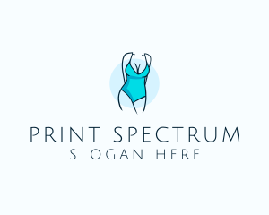 Sexy Bikini Swimsuit Body  logo design