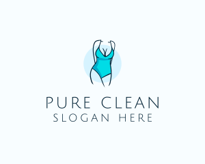 Sexy Bikini Swimsuit Body  logo design