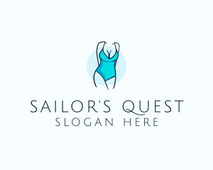 Sexy Bikini Swimsuit Body  logo design