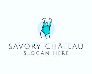 Sexy Bikini Swimsuit Body  logo design