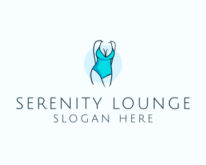 Sexy Bikini Swimsuit Body  logo design