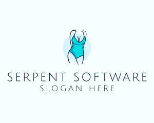 Sexy Bikini Swimsuit Body  logo design