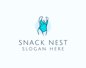 Sexy Bikini Swimsuit Body  logo design