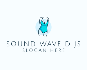 Sexy Bikini Swimsuit Body  logo design