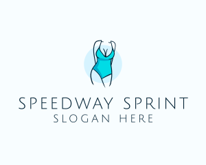 Sexy Bikini Swimsuit Body  logo design