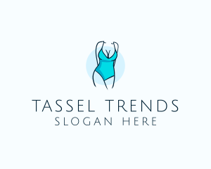 Sexy Bikini Swimsuit Body  logo design