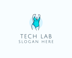 Sexy Bikini Swimsuit Body  logo design