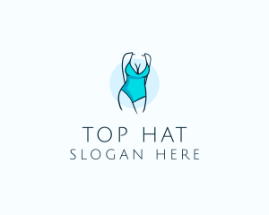 Sexy Bikini Swimsuit Body  logo design