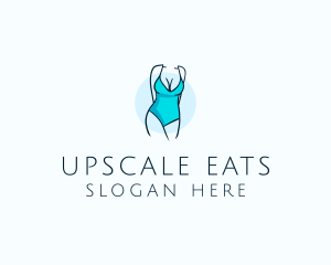 Sexy Bikini Swimsuit Body  logo design