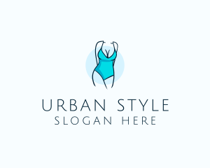 Sexy Bikini Swimsuit Body  logo design