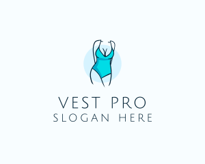 Sexy Bikini Swimsuit Body  logo design