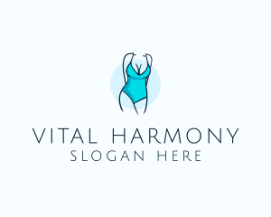 Sexy Bikini Swimsuit Body  logo design