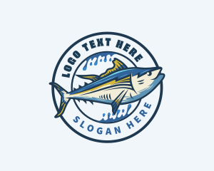 Tuna Fish Fishery Logo