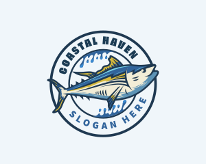 Tuna Fish Fishery logo design