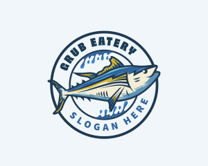 Tuna Fish Fishery logo design