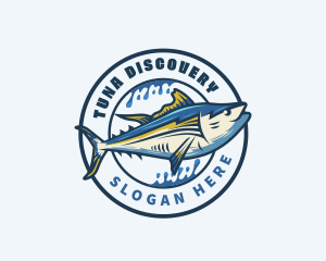 Tuna Fish Fishery logo design