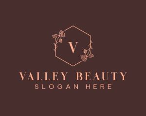 Floral Beauty Makeup logo design