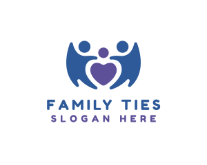 Family Heart Orphanage logo design