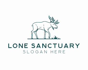 Wild Moose Sanctuary logo design