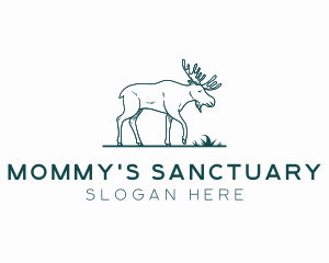 Wild Moose Sanctuary logo design