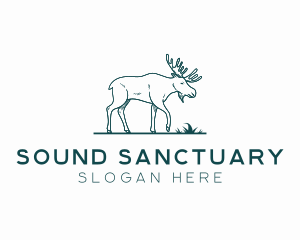 Wild Moose Sanctuary logo design