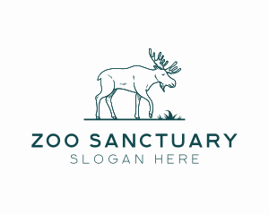 Wild Moose Sanctuary logo design