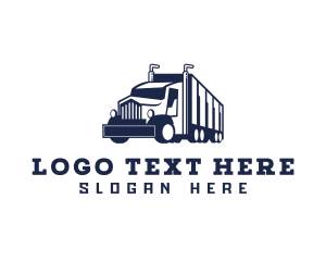 Trailer Cargo Truck  logo