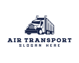 Trailer Cargo Truck  logo design