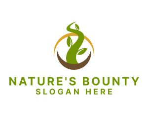 Nature Gardening Plant  logo design