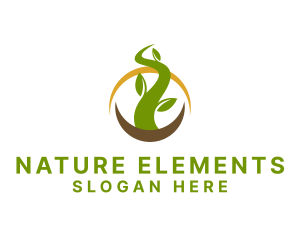 Nature Gardening Plant  logo design