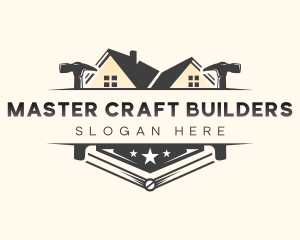 Hammer Construction Builder logo design