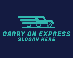 Express Delivery Truck  logo design