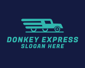 Express Delivery Truck  logo design