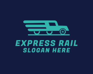 Express Delivery Truck  logo design