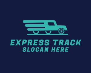 Express Delivery Truck  logo design